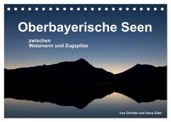 Cover Oberbayerische Seen (Tischkalender 2026 DIN A5 quer), CALVENDO Monatskalender