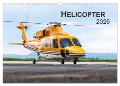 Cover Helicopter 2026 (Wandkalender 2026 DIN A3 quer), CALVENDO Monatskalender