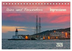 Ibiza und Formentera Impressionen (Tischkalender 2026 DIN A5 quer), CALVENDO Monatskalender Ibiza und Formentera Impressionen (Tischkalender 2026 DIN A5 quer), CALVENDO Monatskalender