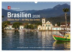 Cover Brasilien 2026 Estrada Real - der Weg des Goldes (Wandkalender 2026 DIN A3 quer), CALVENDO Monatskalender