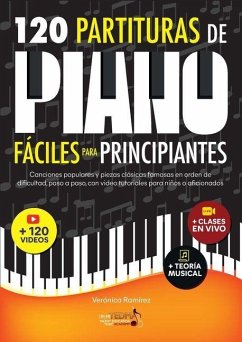 Cover 120 Partituras de Piano Fáciles Para Principiantes