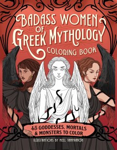 Cover Badass Women of Greek Mythology Coloring Book