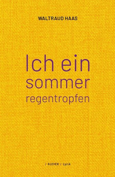 ich ein sommerregentropfen