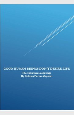 Cover Good Human Beings Don't Desire Life