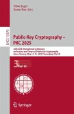 Public-Key Cryptography - PKC 2025 (eBook, PDF)