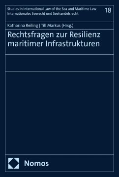 Cover Rechtsfragen zur Resilienz maritimer Infrastrukturen (eBook, PDF)