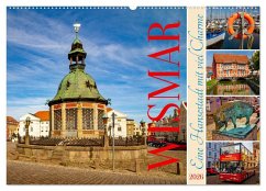 Wismar - Eine Hansestadt mit Charme (Wandkalender 2026 DIN A2 quer), CALVENDO Monatskalender