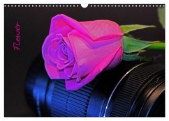 Flower (Wandkalender 2026 DIN A3 quer), CALVENDO Monatskalender