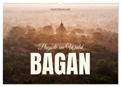 Bagan - Pagode im Wald (Wandkalender 2026 DIN A2 quer), CALVENDO Monatskalender