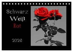 Cover Schwarz-Weiß-Rot (Tischkalender 2026 DIN A5 quer), CALVENDO Monatskalender