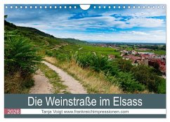 Cover Die Weinstaße im Elsass (Wandkalender 2026 DIN A4 quer), CALVENDO Monatskalender