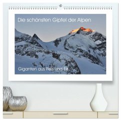 Cover Die schönsten Gipfel der Alpen - Giganten aus Fels und Eis (hochwertiger Premium Wandkalender 2026 DIN A2 quer), Kunstdruck in Hochglanz