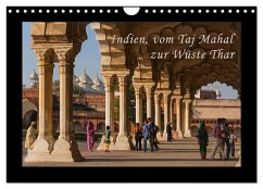 Cover Indien, vom Taj Mahal zur Wüste Thar (Wandkalender 2026 DIN A4 quer), CALVENDO Monatskalender