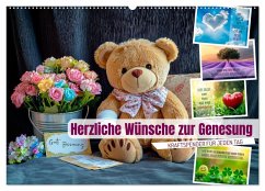 Herzliche Wünsche zur Genesung (Wandkalender 2026 DIN A2 quer), CALVENDO Monatskalender Herzliche Wünsche zur Genesung (Wandkalender 2026 DIN A2 quer), CALVENDO Monatskalender