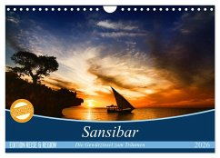 Sansibar (Wandkalender 2026 DIN A4 quer), CALVENDO Monatskalender Sansibar (Wandkalender 2026 DIN A4 quer), CALVENDO Monatskalender