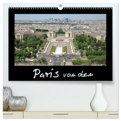 Cover Paris von oben (hochwertiger Premium Wandkalender 2026 DIN A2 quer), Kunstdruck in Hochglanz