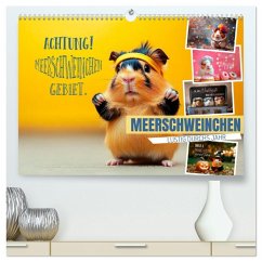 Meerschweinchen LUSTIG DURCHS JAHR (hochwertiger Premium Wandkalender 2026 DIN A2 quer), Kunstdruck in Hochglanz Meerschweinchen LUSTIG DURCHS JAHR (hochwertiger Premium Wandkalender 2026 DIN A2 quer), Kunstdruck in Hochglanz