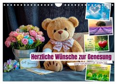 Herzliche Wünsche zur Genesung (Wandkalender 2026 DIN A4 quer), CALVENDO Monatskalender Herzliche Wünsche zur Genesung (Wandkalender 2026 DIN A4 quer), CALVENDO Monatskalender