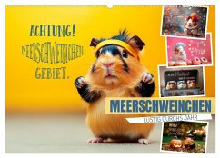 Meerschweinchen LUSTIG DURCHS JAHR (Wandkalender 2026 DIN A2 quer), CALVENDO Monatskalender Meerschweinchen LUSTIG DURCHS JAHR (Wandkalender 2026 DIN A2 quer), CALVENDO Monatskalender
