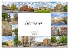 Hannover Stadtansichten (Tischkalender 2026 DIN A5 quer), CALVENDO Monatskalender Hannover Stadtansichten (Tischkalender 2026 DIN A5 quer), CALVENDO Monatskalender