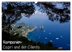 Kampanien - Capri und der Cilento (Wandkalender 2026 DIN A3 quer), CALVENDO Monatskalender