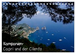 Kampanien - Capri und der Cilento (Tischkalender 2026 DIN A5 quer), CALVENDO Monatskalender