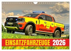 Cover Einsatzfahrzeuge 112 (Wandkalender 2026 DIN A4 quer), CALVENDO Monatskalender
