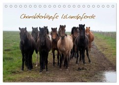 Charakterköpfe Islandpferde (Tischkalender 2026 DIN A5 quer), CALVENDO Monatskalender Charakterköpfe Islandpferde (Tischkalender 2026 DIN A5 quer), CALVENDO Monatskalender