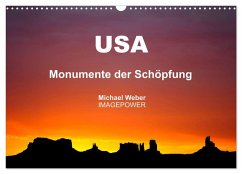 Cover USA - Monumente der Schöpfung (Wandkalender 2026 DIN A3 quer), CALVENDO Monatskalender