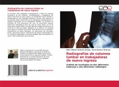 Radiografías de columna lumbar en trabajadores de nuevo ingreso