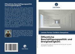 Cover Öffentliche Beschäftigungspolitik und Dreigliedrigkeit: