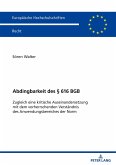 Abdingbarkeit des § 616 BGB Abdingbarkeit des § 616 BGB