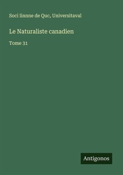 Cover Le Naturaliste canadien