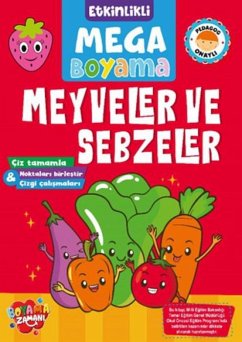 Cover Etkinlikli Mega Boyama - Meyveler ve Sebzeler