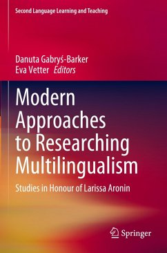 Cover Modern Approaches to Researching Multilingualism