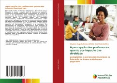 A percepção dos professores quanto aos impacto das diretrizes - da Mata, Gleydson Augusto Gomes;da Silva, Ana Cleide