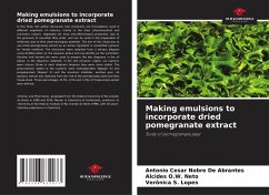 Cover Making emulsions to incorporate dried pomegranate extract