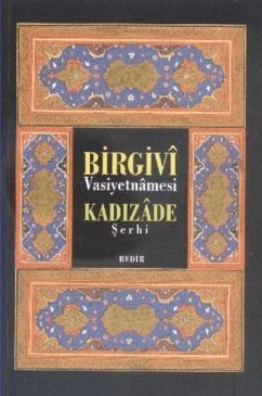Cover Birgivi Vasiyetnamesi Kadizade Serhi