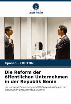 Cover Die Reform der öffentlichen Unternehmen in der Republik Benin