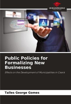 Cover Public Policies for Formalizing New Businesses