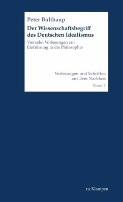 Cover Der Wissenschaftsbegriff des Deutschen Idealismus