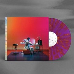 Cover Outer Peace - Neon Violet/Tangerine Splattered