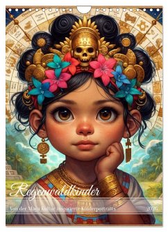 Regenwaldkinder - Ein vom Leben der Mayas inspierter Kinderkalender (Wandkalender 2026 DIN A4 hoch), CALVENDO Monatskalender Regenwaldkinder - Ein vom Leben der Mayas inspierter Kinderkalender (Wandkalender 2026 DIN A4 hoch), CALVENDO Monatskalender