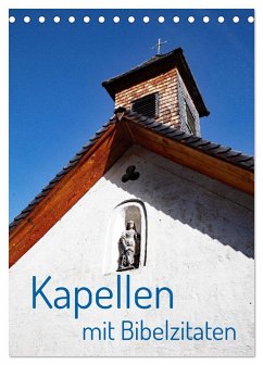 Cover Kapellen mit Bibelzitaten (Tischkalender 2026 DIN A5 hoch), CALVENDO Monatskalender