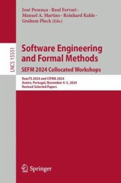 Cover Software Engineering and Formal Methods. SEFM 2024 Collocated Workshops