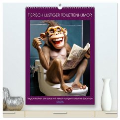 Tierisch lustiger Toilettenhumor (hochwertiger Premium Wandkalender 2026 DIN A2 hoch), Kunstdruck in Hochglanz Tierisch lustiger Toilettenhumor (hochwertiger Premium Wandkalender 2026 DIN A2 hoch), Kunstdruck in Hochglanz