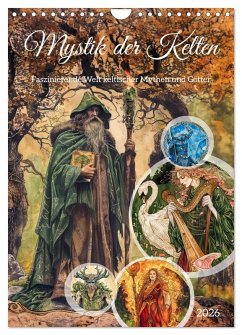 Cover Mystik der Kelten - Faszinierende Welt keltischer Mythen und Götter (Wandkalender 2026 DIN A4 hoch), CALVENDO Monatskalender
