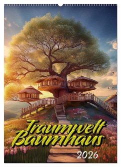 Cover Traumwelt Baumhaus (Wandkalender 2026 DIN A2 hoch), CALVENDO Monatskalender