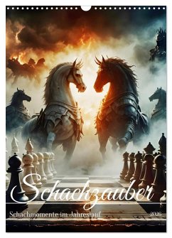 Schachzauber (Wandkalender 2026 DIN A3 hoch), CALVENDO Monatskalender