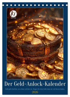 Cover Der Geld-Anlock-Kalender (Tischkalender 2026 DIN A5 hoch), CALVENDO Monatskalender